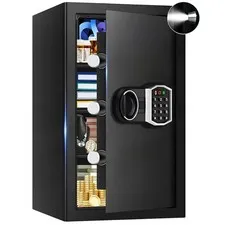 5.2 Cuft Large Safes for Home, Security Fireproof Safe Box with Programmable Key