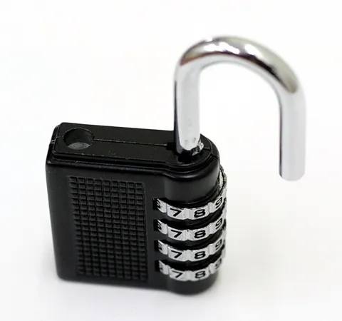 2 x HIGH SECURITY 4-digit Combination PADLOCK Pad Lock