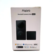 AQARA Dual Band Wi-Fi Wired/Battery Powered Doorbell Camera Hub G410 - Black 
