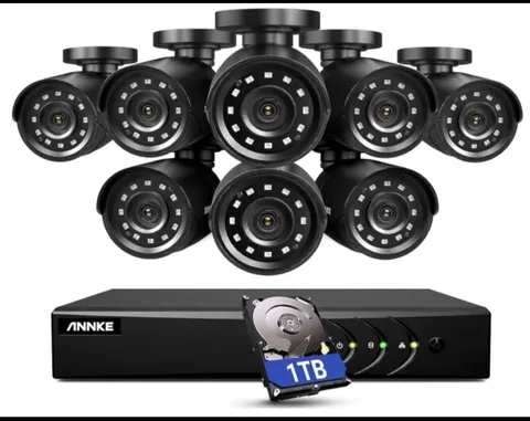 ANNKE 3K Lite 8 Security Camera System Outdoor with AI Human/Vehicle Detection