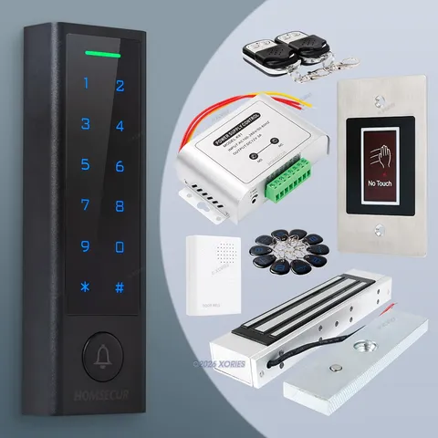HOMSECUR IP66 APP WIFI RFID Access Control Set Waterproof 180KG Magnetic Lock