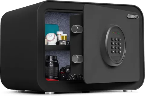 Digital Safe Box 1.0 Cu.ft Heavy Duty Solid Steel Home Safe W/ Keypad Small