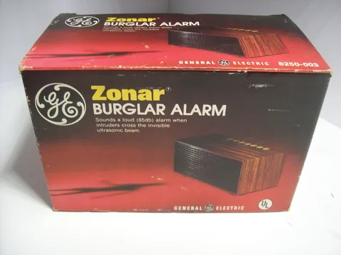 Vintage GE ZONAR BURGLAR ALARM General Electric,  Home Security, New Old Stock