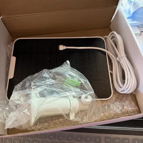  5W Solar Panel for SimpliSafe Outdoor Security Camera, IP65 Weatherproof White