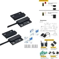 10W Magnetic Reed Switch for Alarms & Low Voltage Devices - Easy Install Pack