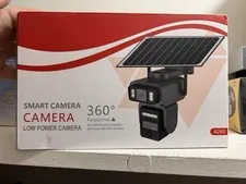 A24S Solar PTZ Surveillance Camera HD Wi-Fi Wireless Night Vision IP66 Black