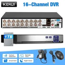 KERUI H.265+ 8CH DVR for Security Camera System 1080P Recorder with 1TB HDD
