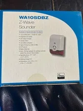 z wave sounder, audio and visual indicator for Alerts