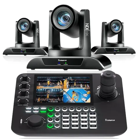 PTZ Camera Bundle/Kits - 20X AI Humanoid & Face Auto-Tracking NDI PTZ Camera(3Pc