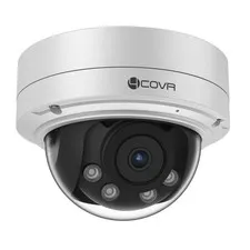 4COVR 4K 8MP PoE Security Vandal Dome IP Wired Camera with Mic,