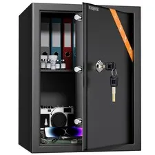 Home Safe Box 2 Cubic Feet Steel Lock Key Lock High Security Steel Safe Box Lock