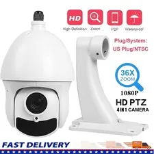iBirdView 36X Zoom PTZ IR Outdoor IP Security Camera 4 in1 AHD/CVI/TVI/CVBS US
