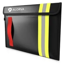 Fireproof & Water-Resistant Document Bag – 15.5 x 11 x 3-inch Pouch for Legal...