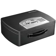 Portable Steel Safe Box with Digital Keypad Lock, 0.21 cu ft