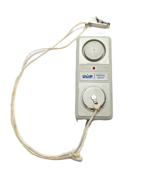 UMP Personal Sentry Fall Prevention Alarm w/ Cord Clip Tested Works No Battery 
