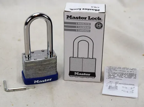 Master Lock Combination Padlock 179LH w/Resettable Combination NIB A