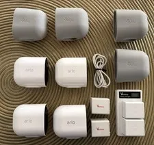 Arlo Pro 3 VMC4040P Add-On Wireless Cameras with Batteries  & Charger Lot 4