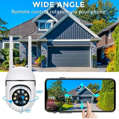 1080P Smart WiFi Camera System Wireless Camera 360°Rotatable Two Way Talk A TYLI