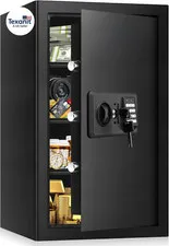 5.2 Cub Large Home Safes Fireproof Waterproof, Anti-Theft Fire Safe with Program
