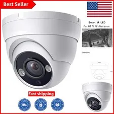 High-Definition 5MP Surveillance Camera – 100° View, IR Night Vision Included