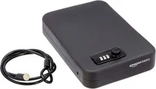 AmazonBasics Portable Security Case Lock Box Safe, Combination Lock, XL6