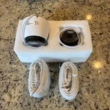 (2) 4K 8mp PoE IP Vandal Dome Turret Camera IR Mode Outdoor/Indoor Metal Housing