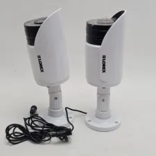Lorex LWU3620-C 720p Wireless Security Cameras Pair USED SEE PHOTOS