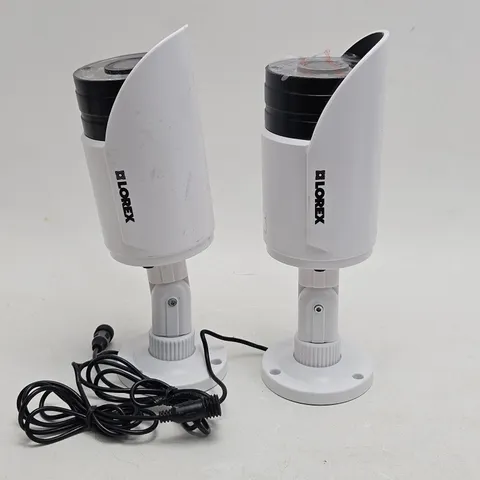 Lorex LWU3620-C 720p Wireless Security Cameras Pair USED SEE PHOTOS