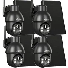 ANRAN 5MP Wireless Pan/Tilt Solar Battery Powered Security Cameras Audio Outdoor
