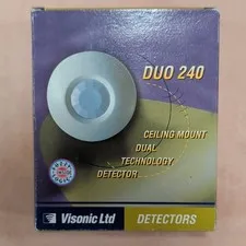 Visonic Ltd DUO 240 Wireless Ceiling Mount Dual Tech Motion Sensor 9m 0-1825-1