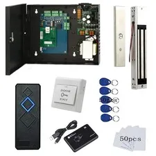 MENGQI-CONTROL Door Access Control System with 600lbs Magnetic Lock Entry Con...