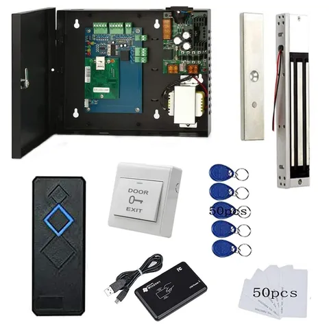 MENGQI-CONTROL Door Access Control System with 600lbs Magnetic Lock Entry Con...