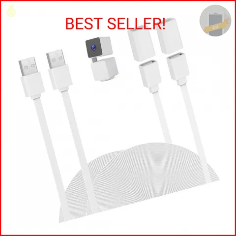 UYODM 2PACK USB Extension Cable Compatible with WYZE Cam V3/V2,Wyze Cam OG, WYZE