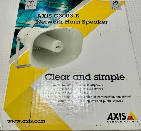 AXIS C3003-E Network Horn Speaker PoE Surveillance Audio