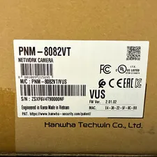 Hanwha Techwin PNM-8082VT IP Network Camera, Wired, Color Mode, Brown