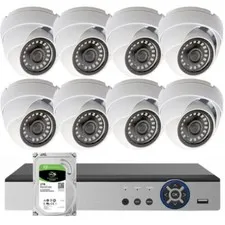 Evertech 8ch Security Camera Systems 8x 1080p Cameras 2TB HDD Remote Access HDMI