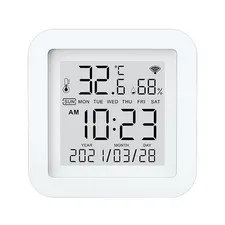 Smart Thermometer Hygrometer Wi-Fi LCD Temperature Humidity Sensor Home Digital