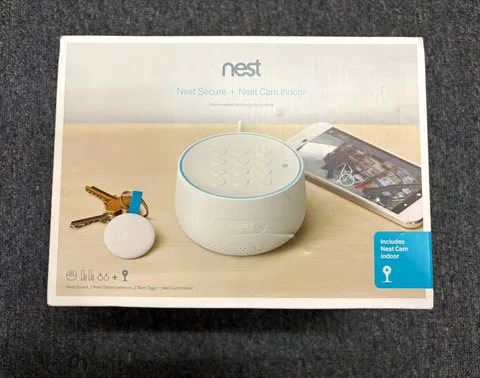 Nest Secure Alarm System + Nest Cam Indoor, Wireless Wi-Fi, 1 Camera, White