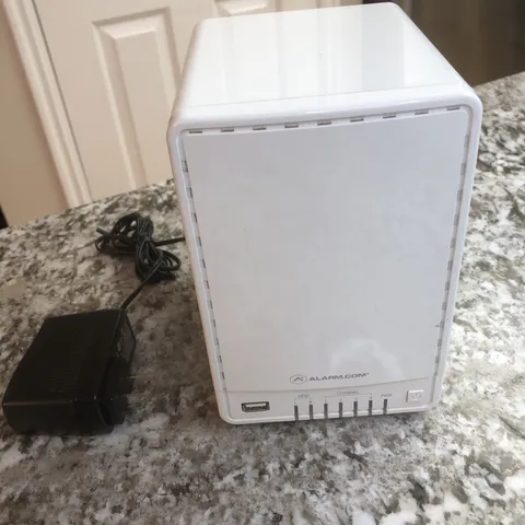 Alarm.com ADC-SVR100 DVR Stream Video Recorder 4-Channel SVR Local Backup + Cord