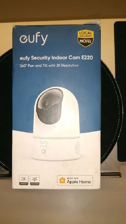 Eufy Security T8410X E220 Indoor Camera 2K Wi-Fi Plug-In Night Vision Pan & Tilt