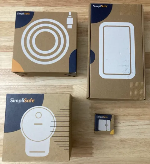 SimpliSafe CM021 Outdoor Security Camera Solar Panel Power Cable Sensor (New)