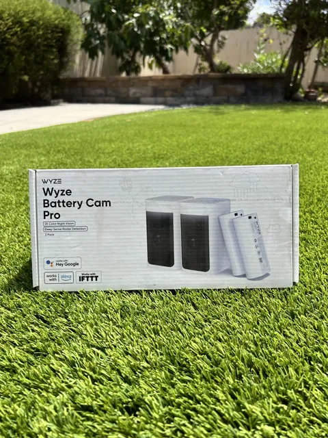 Wyze Battery Cam Pro 2-Pack, Wireless Indoor/Outdoor Home Security Camera