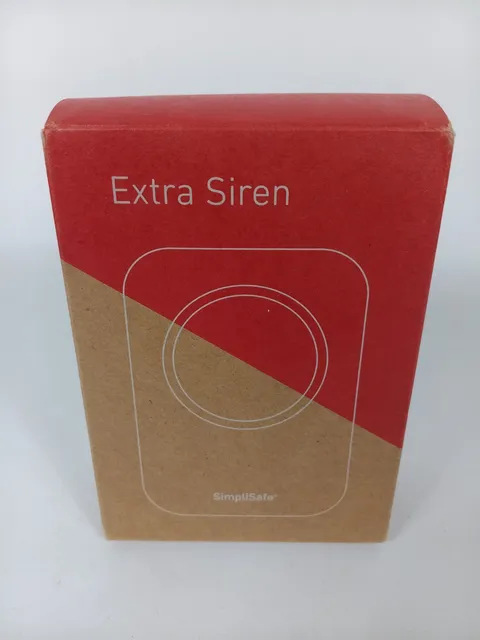 SimpliSafe Extra Siren 105dB ( WS3 ) - Indoor / Outdoor Ships Free NEW in Box
