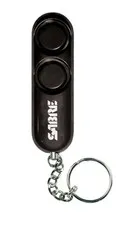 Sabre PA-01 Black 120 DB Personal Safety Alarm Siren W/ Key Ring