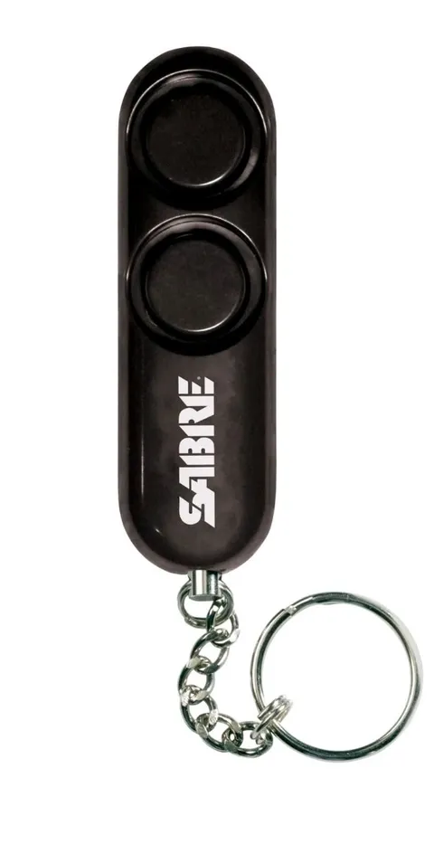 Sabre PA-01 Black 120 DB Personal Safety Alarm Siren W/ Key Ring