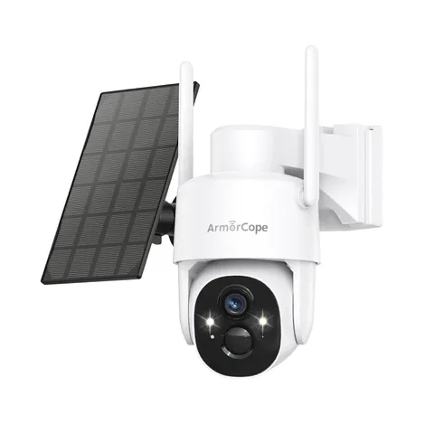 Armorcope Solar Security Cameras Wireless Outdoor,360° View Battery Powered with