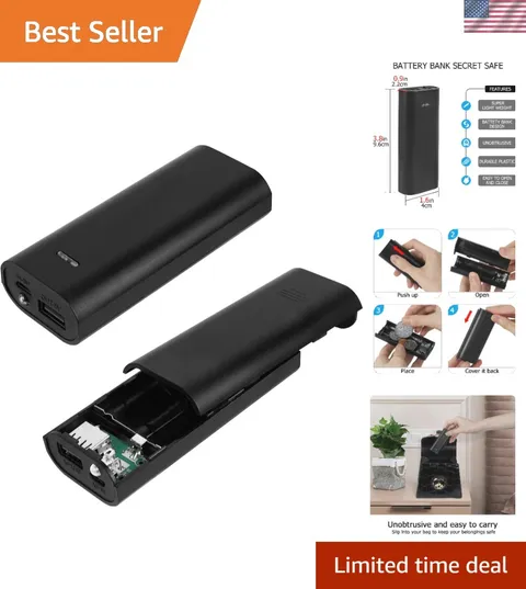 Secret Stash Diversion Safe Hidden Compartment Safe, Portable Secret Hidden