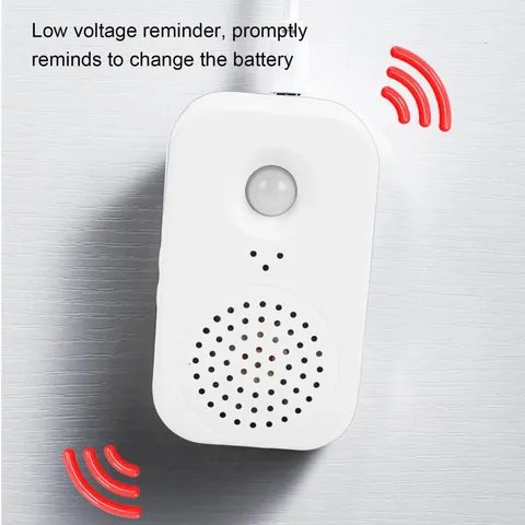 PIR Motion Sensor Activated Voice Reminder Small Doorbell Special Sound-USA 