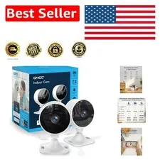 Two 1080P Indoor Cameras with Two-Way Audio & Motion Detection – Peace of Mind