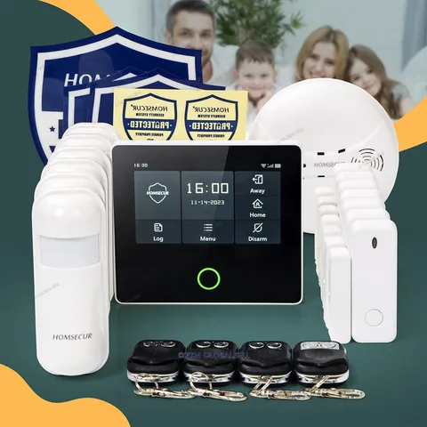 WIFI 4G GSM Wireless Home Security Alarm System Kit With Built-in Battery 10hr